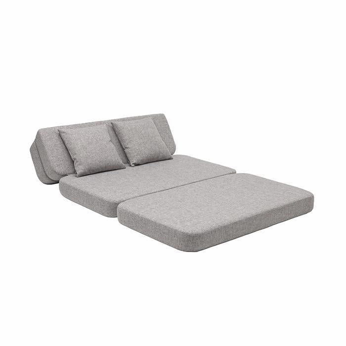 by KlipKlap KK 3 Fold Sofa 36x120x70cm - Multi Grey W. Grey