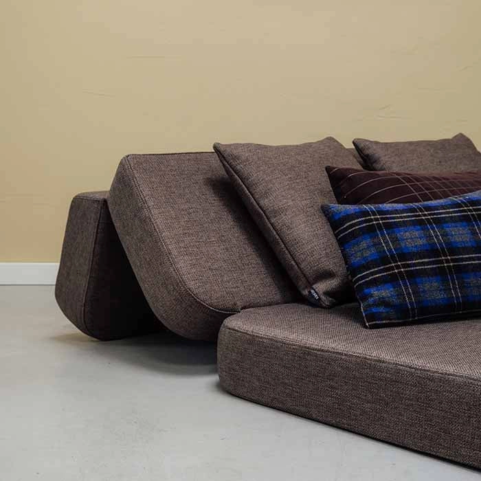 by KlipKlap KK 3 Fold Sofa 36x120x70cm - Soft Rose W. Rose (Pre-Order; Est. Delivery in 2-4 Weeks)