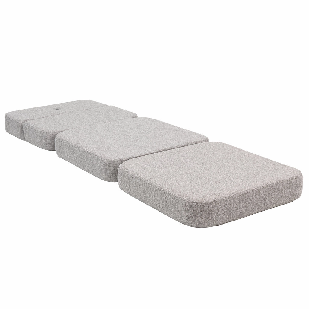 by KlipKlap KK 3 Fold Sofa Single 36x70x70cm - Sand W. Sand