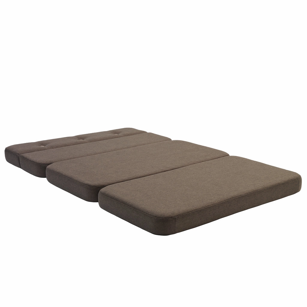 by KlipKlap KK 3 Fold Sofa XL Soft 36x140x70cm - Brown W. Sand (Pre-Order; Est. Delivery in 2-4 Weeks)