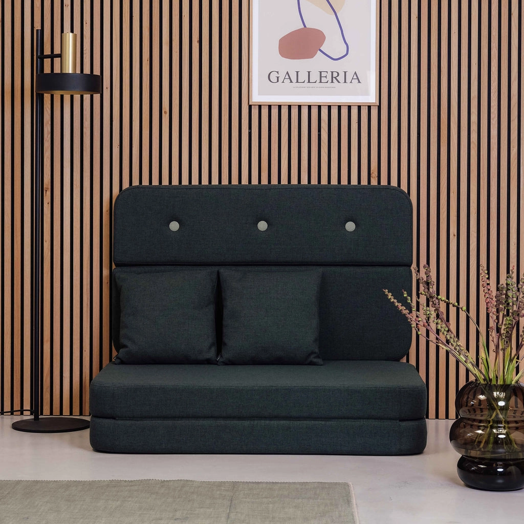 by KlipKlap KK 3 Fold Sofa XL Soft 36x140x70cm - Brown W. Sand (Pre-Order; Est. Delivery in 2-4 Weeks)