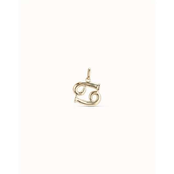 Charme en Métal Doré Cancer CHA0199OROCAN0U Unode50 Bijoux et Accessoires