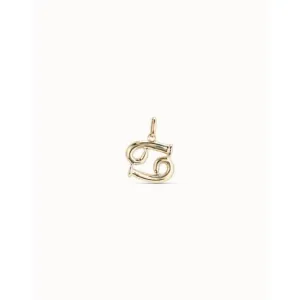 Charme en Métal Doré Cancer CHA0199OROCAN0U Unode50 Bijoux et Accessoires