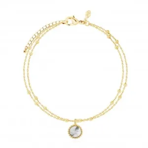 Bracelet Capri Howlite Or 18cm   Extendeur 3cm 4489 Joma Jewellery