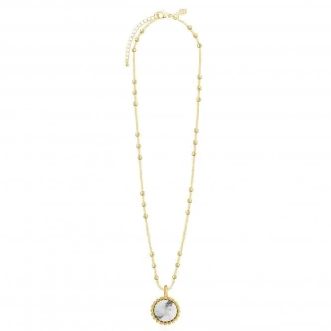 Collier Capri Howlite Or 46cm   Prolongateur 5cm 4486 Joma Jewellery