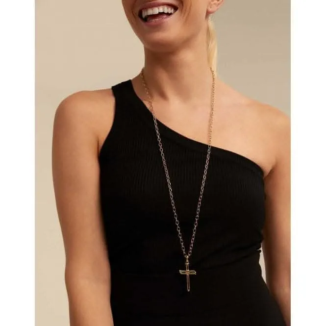 Collier Chaîne 6 en Métal Doré Unode50 Bijoux et Accessoires