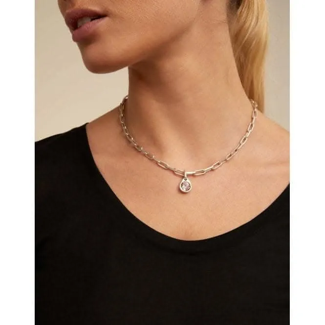 Collier en métal argenté Chain 9 Unode50 Bijoux et Accessoires
