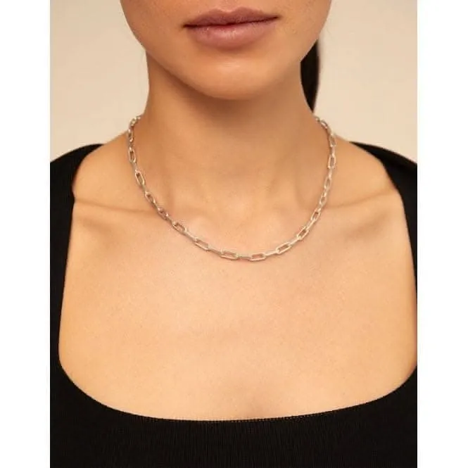 Collier en métal argenté Chain 9 Unode50 Bijoux et Accessoires