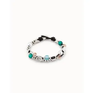 Bracelet Artisanal en Verre Cristal Multicolore Charmant Unode50 Bijoux et Accessoires