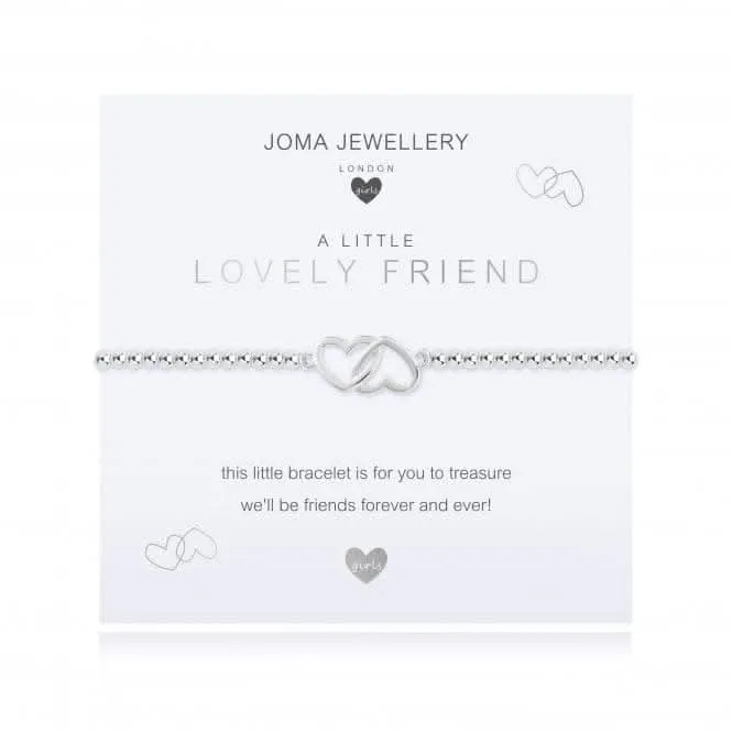 Bracelet extensible en argent A Little Lovely Friend de 15,5 cm pour enfants C508 Joma Jewellery