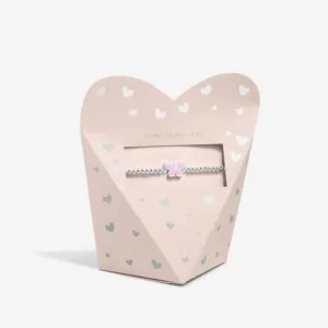 Boîte Cadeau Enfant Cœur Bracelet Fille Anniversaire Argenté 15,5cm C733 Joma Jewellery