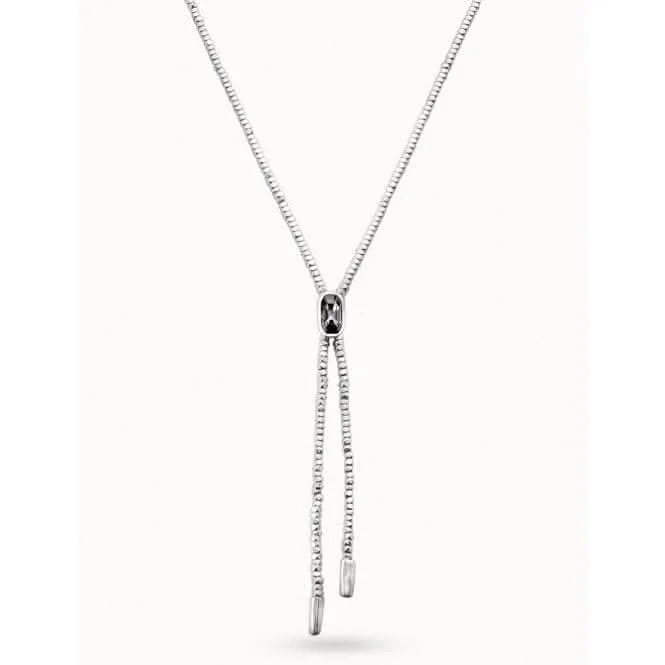 Collier en cristal facetté métallisé gris cobra Unode50 Bijoux et Accessoires
