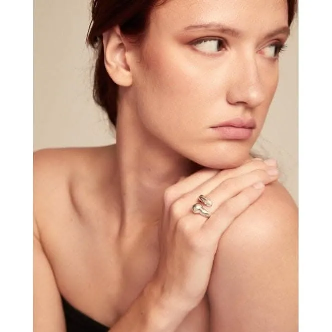 Bague plaqué argent Sterling Comeback ANI0803MTL Unode50 Bijoux et Accessoires