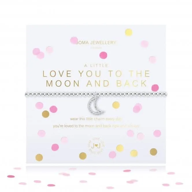 Confetti Un Petit Amour To The Moon And Back Bracelet extensible argenté 17,5cm 4340 Joma Jewellery