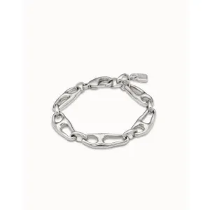 Bracelet en métal argenté connecté Unode50 Bijoux et Accessoires