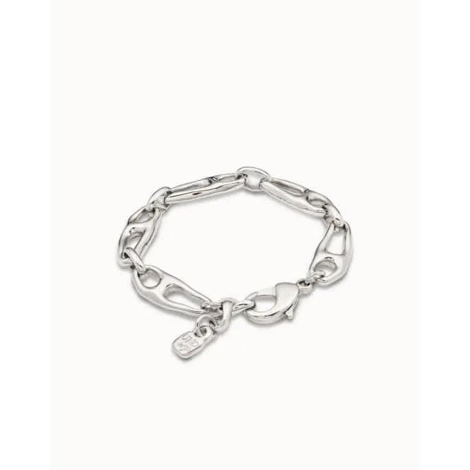 Bracelet en métal argenté connecté Unode50 Bijoux et Accessoires