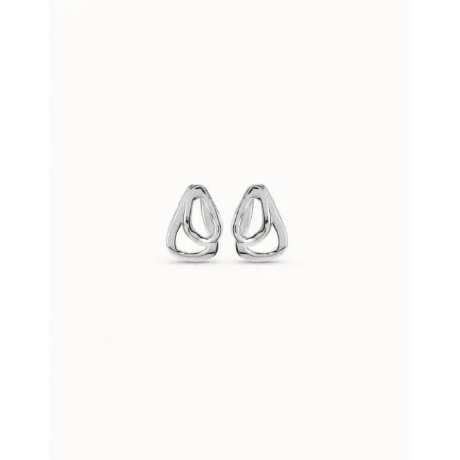 Boucles d'oreilles en métal argenté connectées PEN0740MTL0000U Unode50 Bijoux et accessoires
