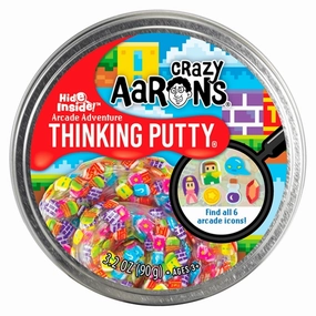 Crazy Aaron's Thinking Putty Hide Inside! - Arcade Adventure