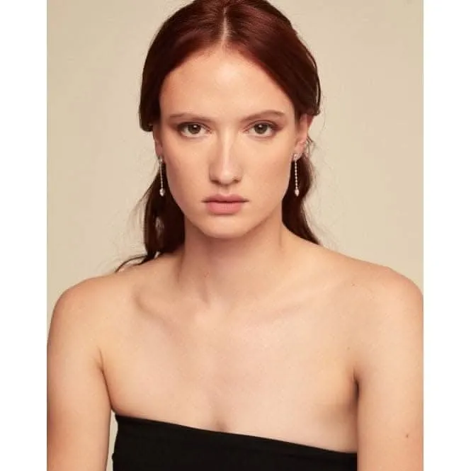 Boucles d'oreilles pendantes petits cœurs en chaîne plaquées argent Cupido PEN0935MTL0000U Unode50 Bijoux et accessoires