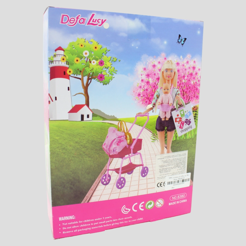Defa Lucy & Baby Doll Playset  30 cm Doll with Accessories