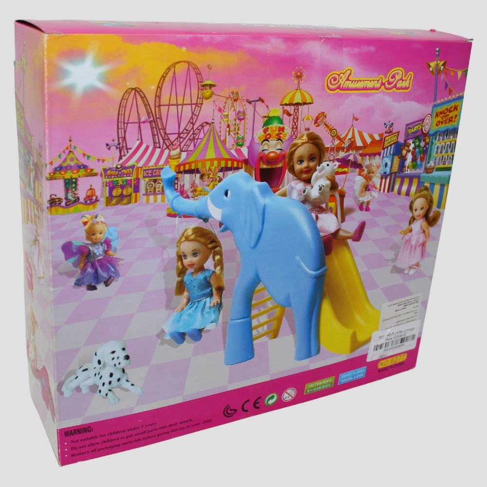 Defa Lucy Doll "At the Zoo"  Fun Animal Adventure Playset