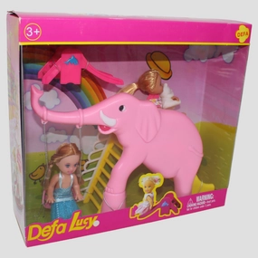 Defa Lucy Doll "At the Zoo"  Fun Animal Adventure Playset