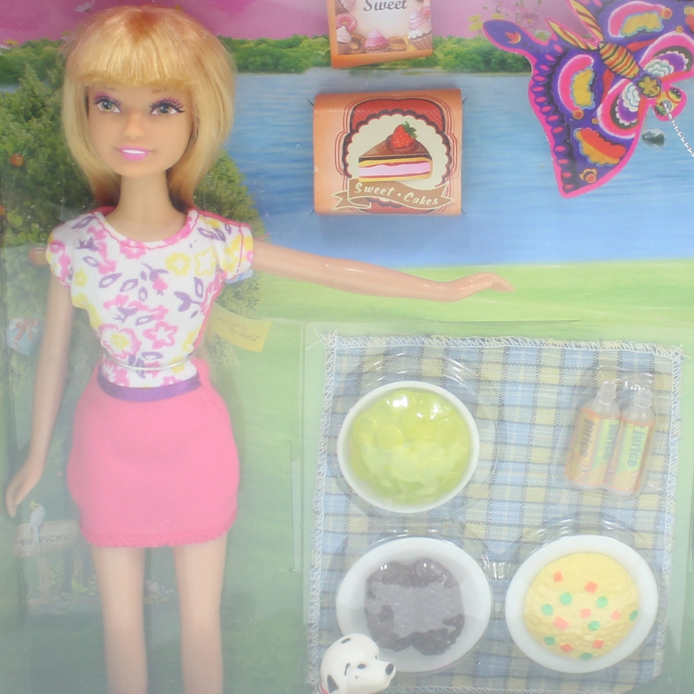 Defa Lucy Doll with Baby  Picnic Set