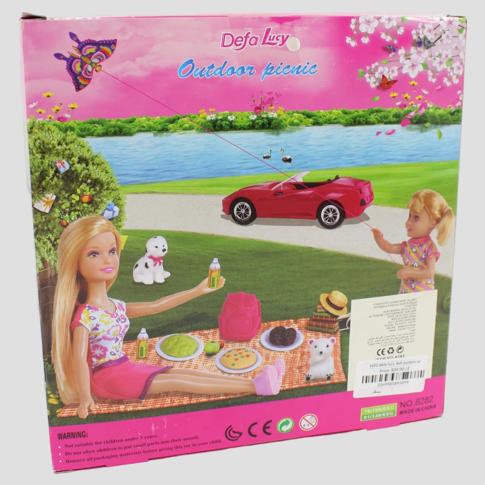 Defa Lucy Doll with Baby  Picnic Set