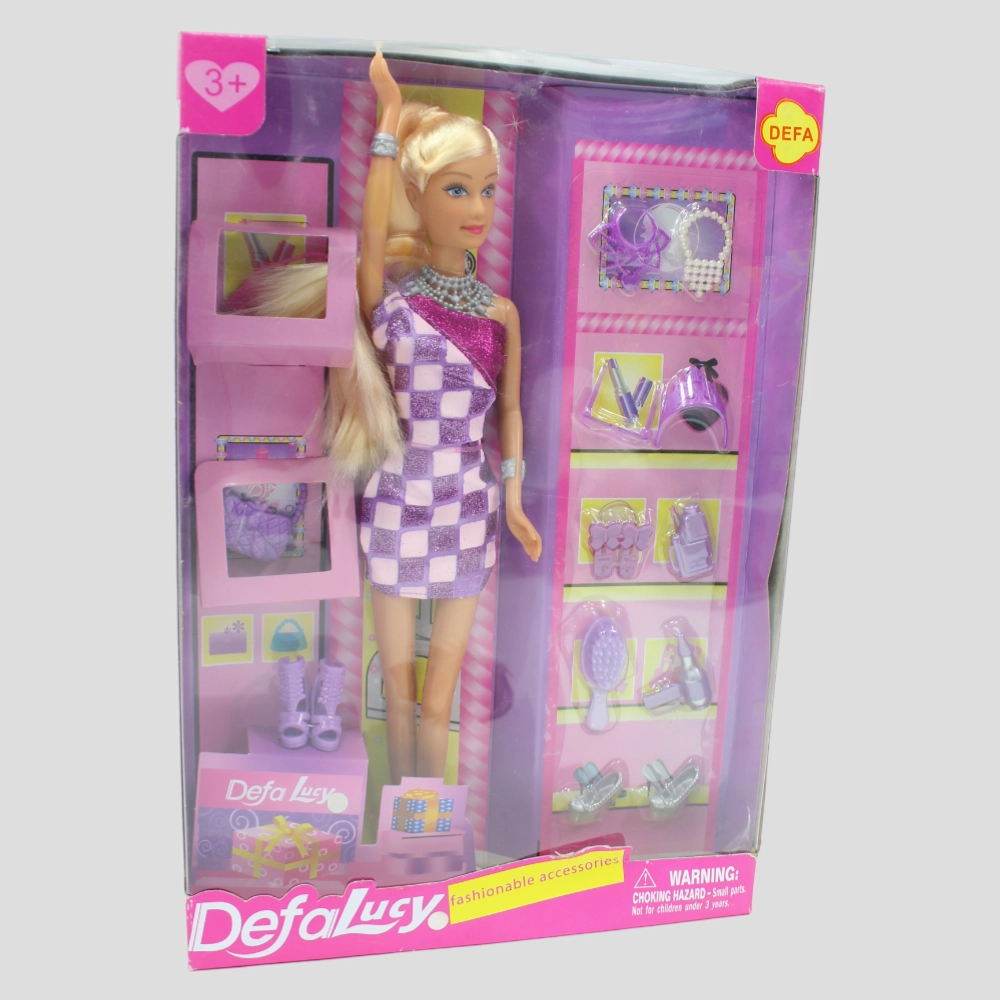 Defa Lucy Fashion Girl Story Doll - Purple