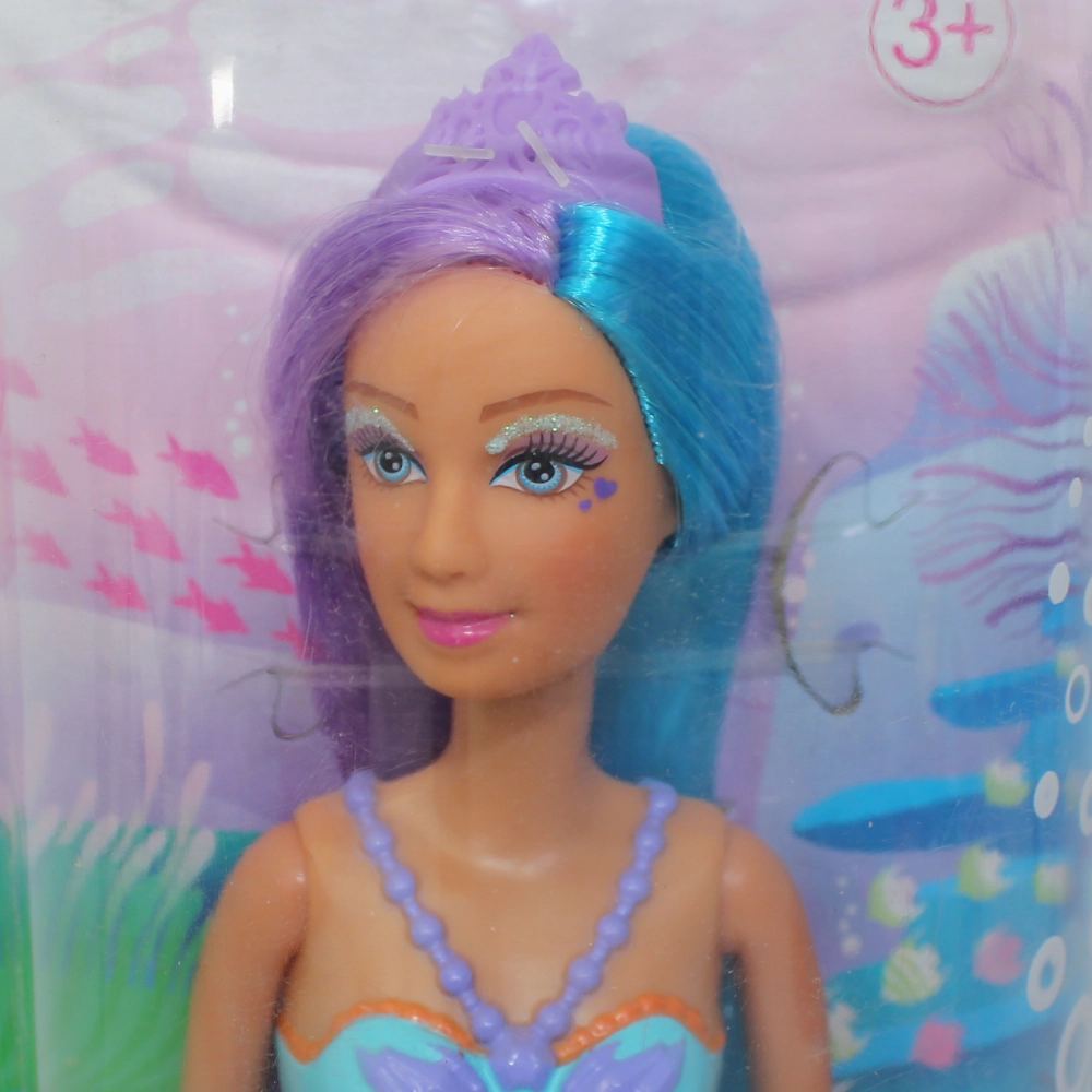 Defa Lucy Mermaid Doll  Blue/Purple