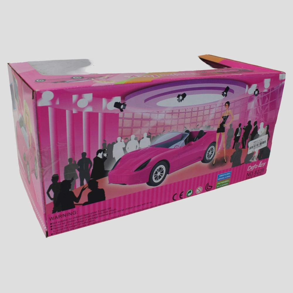 Defa Lucy Misil Pink Doll Car  Compact & Fun Ride for Girls
