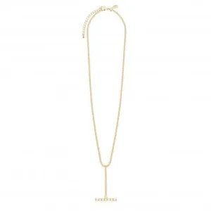 Collier Pave Demi-Or Bar Drop 46cm   Prolongateur 5cm 4457 Joma Jewellery