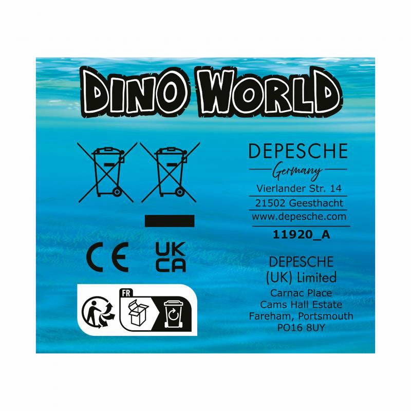Depesche Dino World Bath Shark with Light Underwater (1pc)
