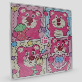 Diamond Painting Kit  Creative & Engaging Fun! - Lovely Bears