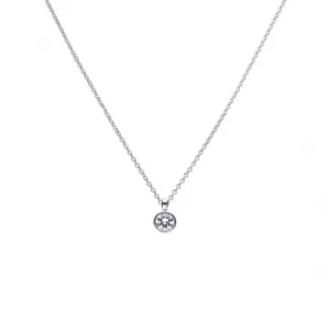 Pendentif solitaire en zircone blanche argentée Diamonfire P4644 - Bijoux Diamonfire
