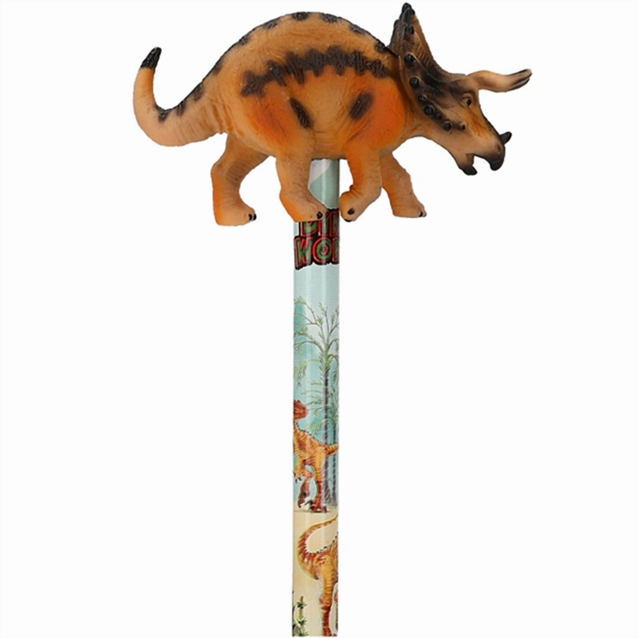 Dino World Pencil with Triceratops