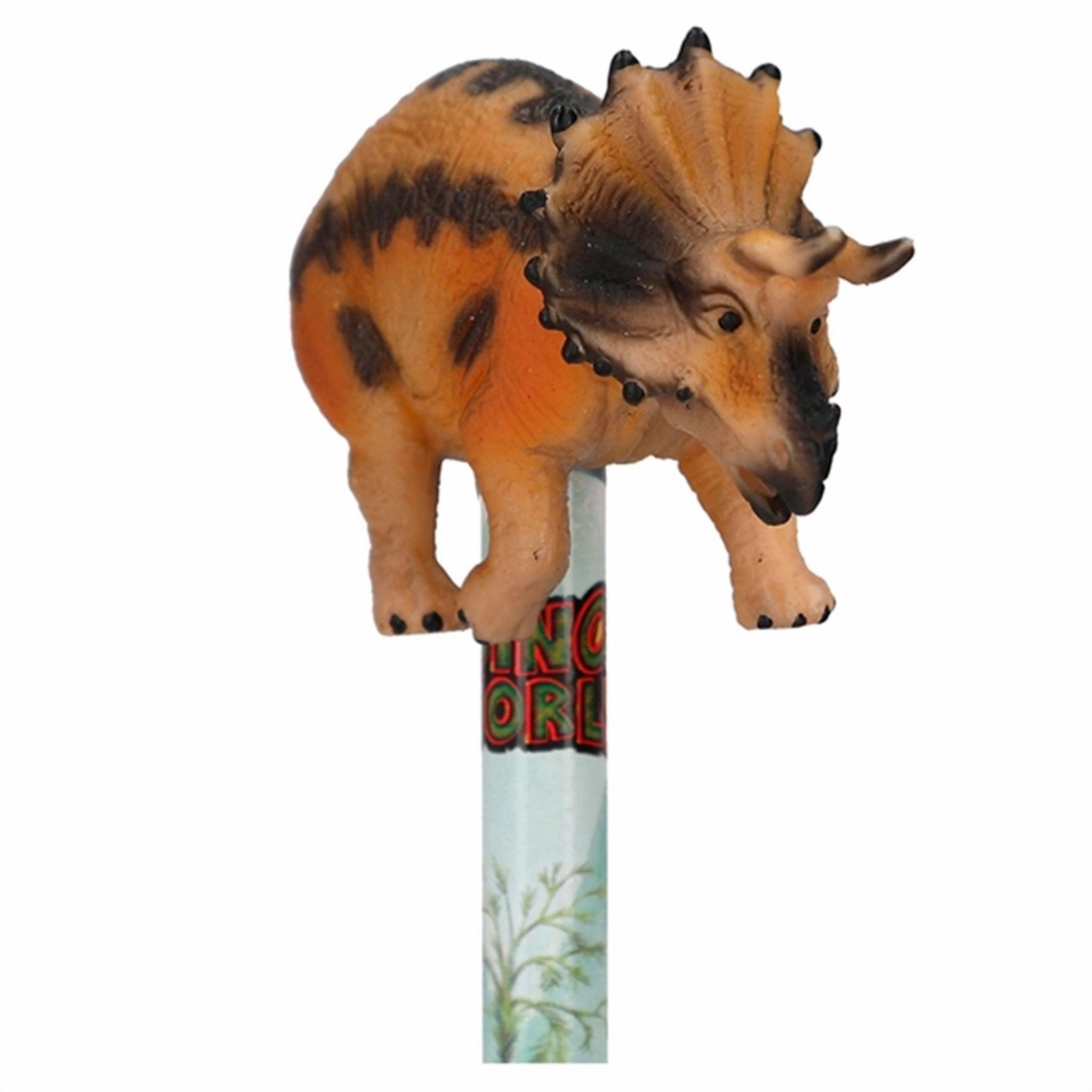 Dino World Pencil with Triceratops