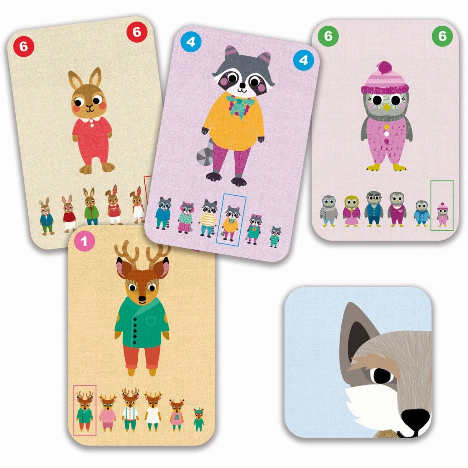 Djeco Card Game The Wolf Is Coming