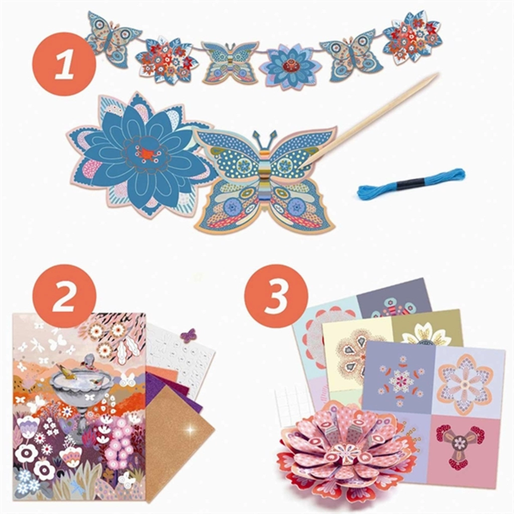 Djeco Creative Box - Flowergarden