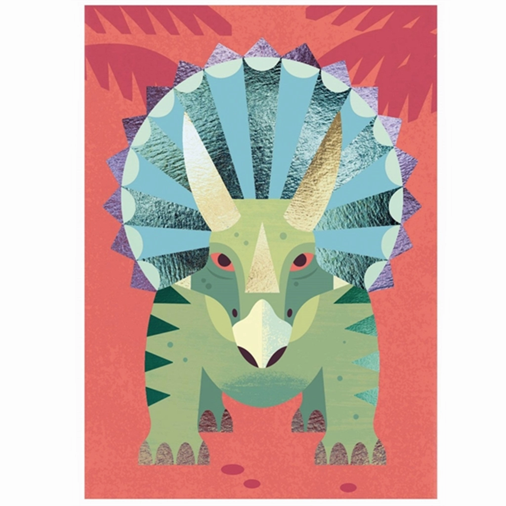Djeco Creative Box Foil Pictures Jurrassic
