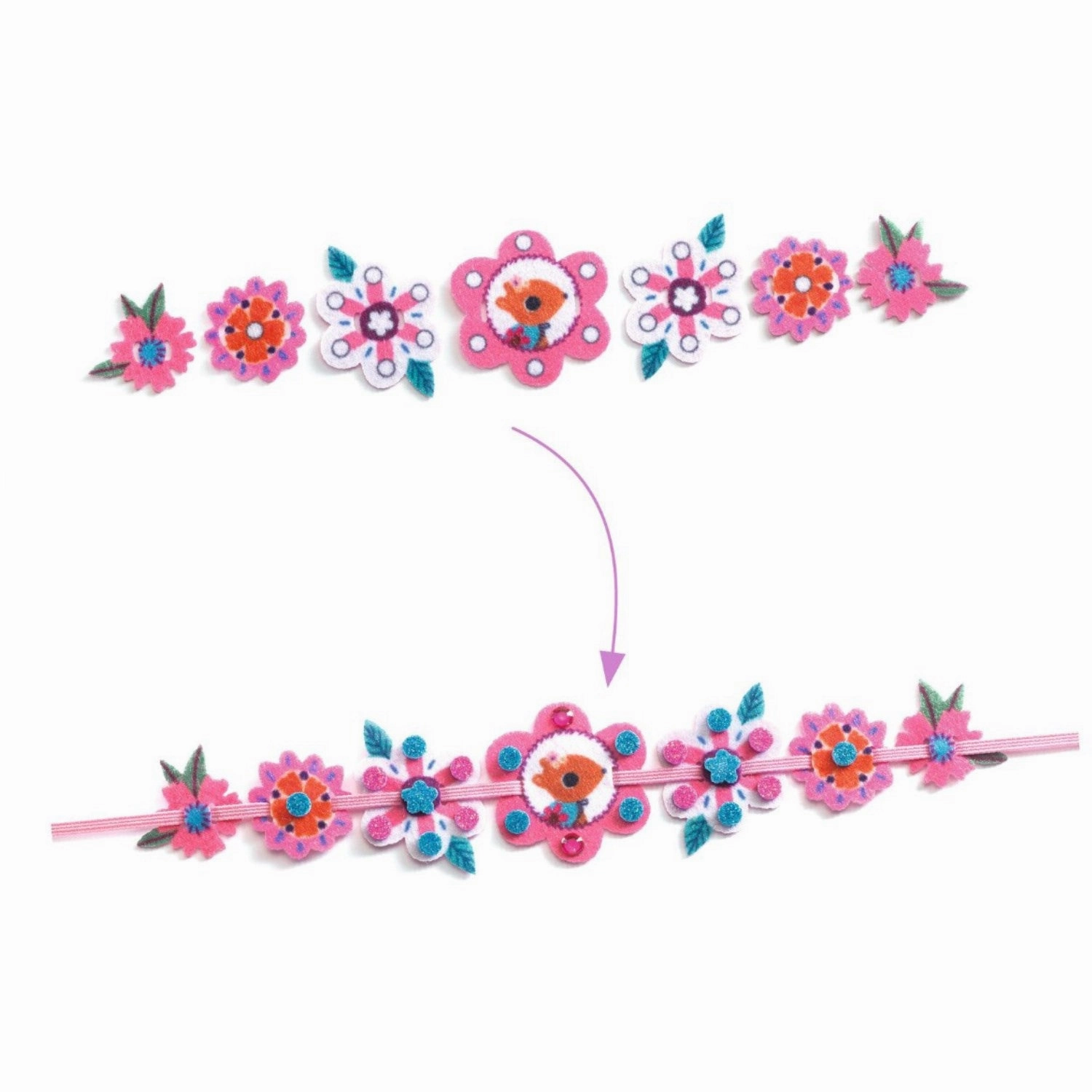 Djeco DIY - Armbnd, Bedste Venner
