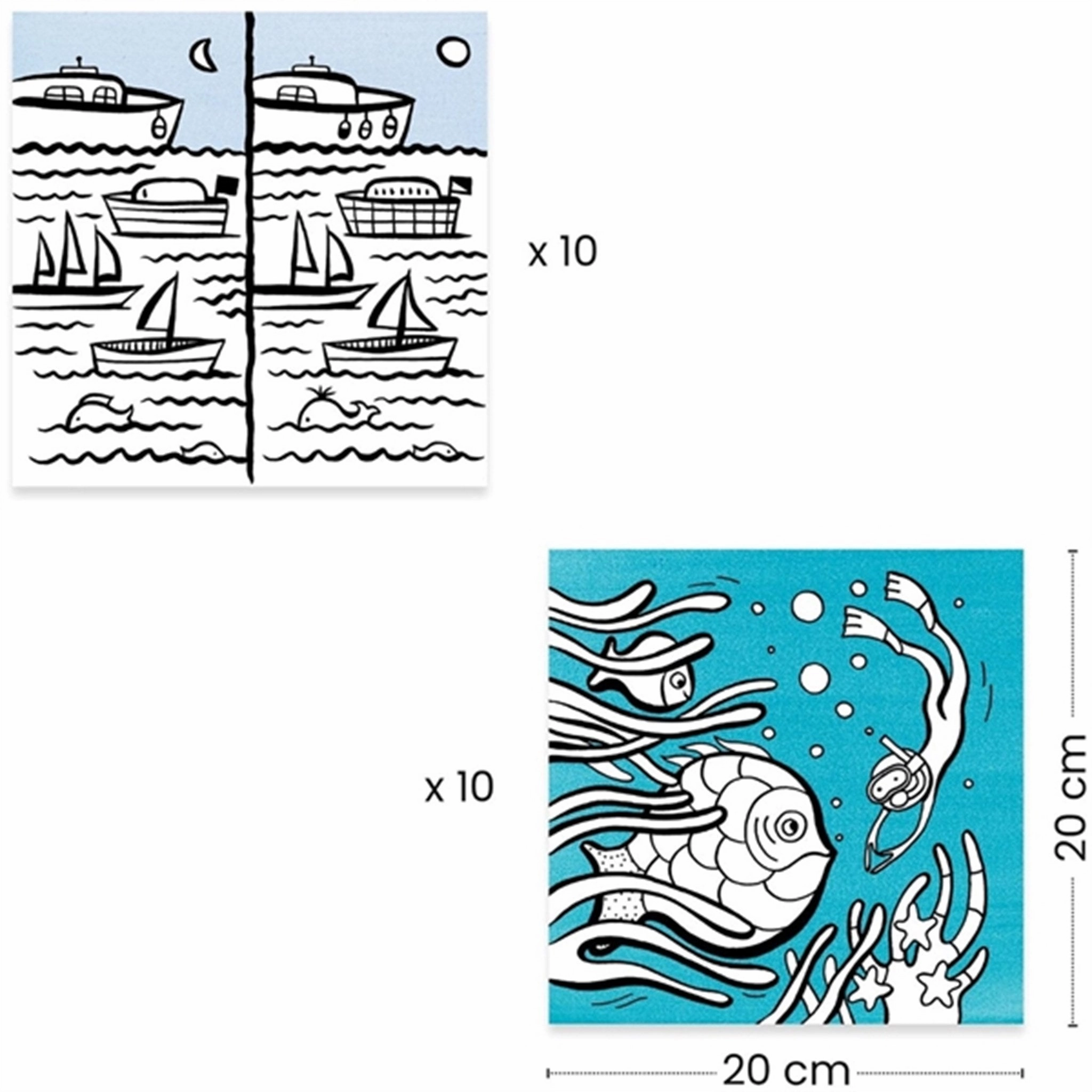 Djeco Dra-A-Drawing Box Under the Sea