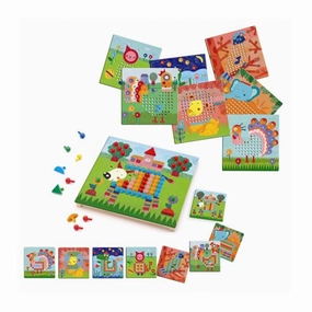 Djeco Educational Games Mosaco Animo