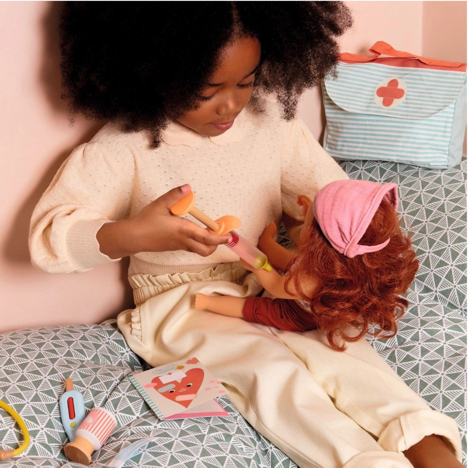 Djeco Lovely Pomea, Doll - Sophie