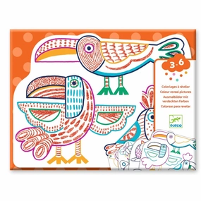 Djeco Magic Coloring Wild Families