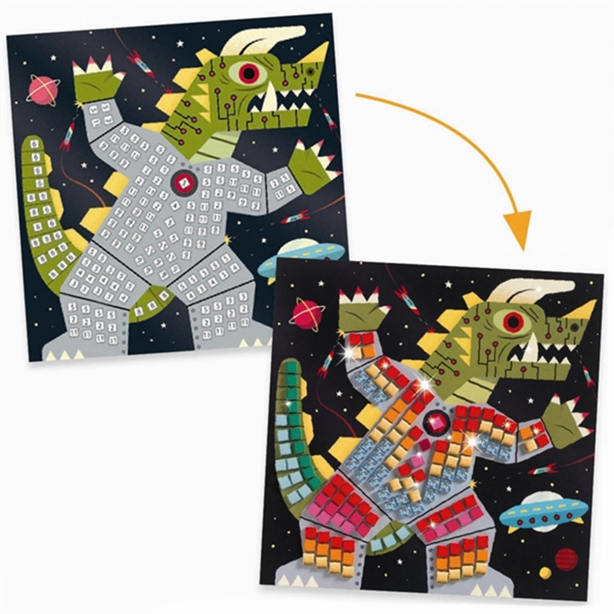 Djeco Mosaic Sets Space Battle