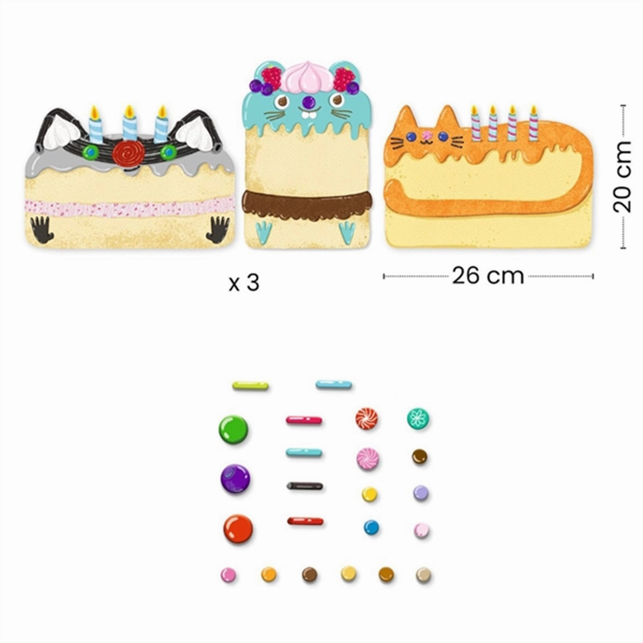 Djeco Mosaics Cake Cats