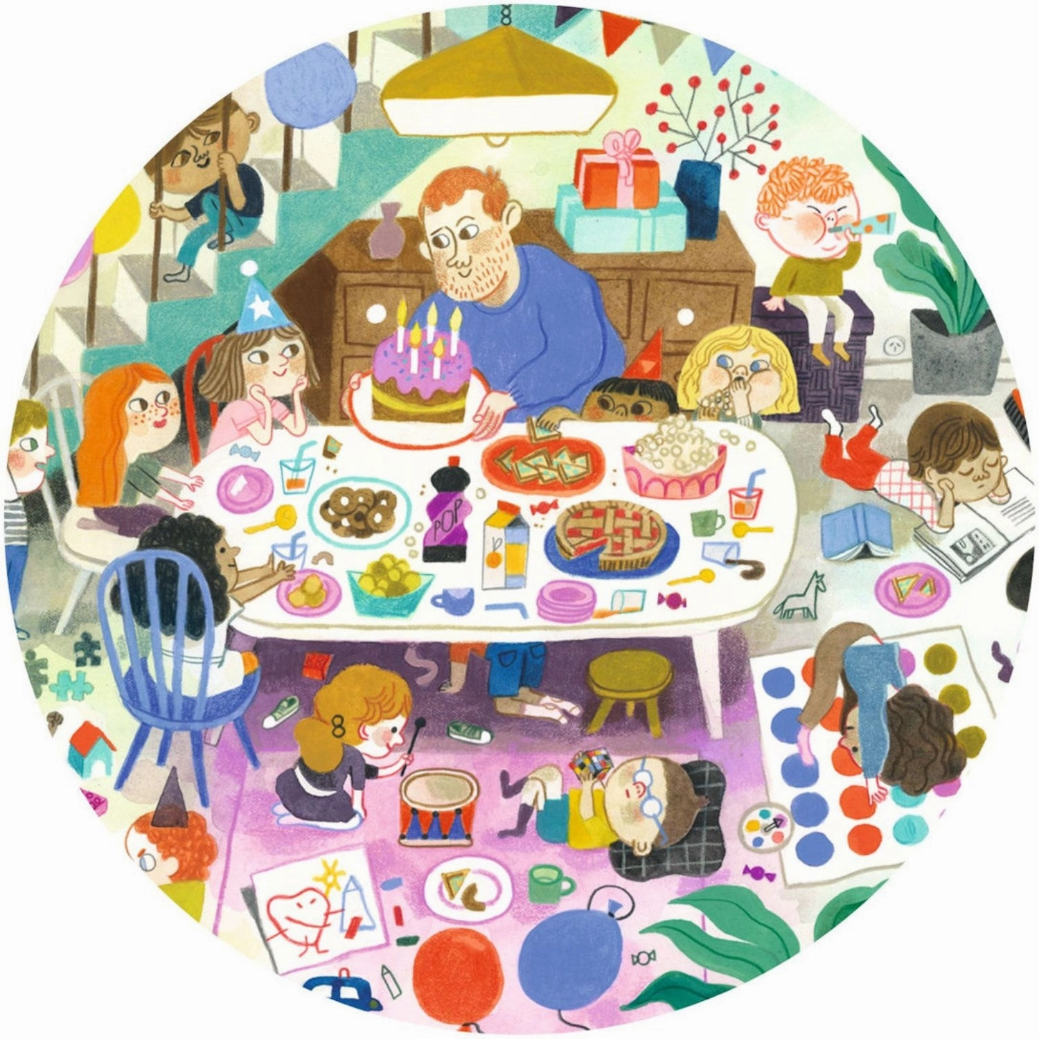 Djeco Observation Puzzle, Birthday - 54 Pieces