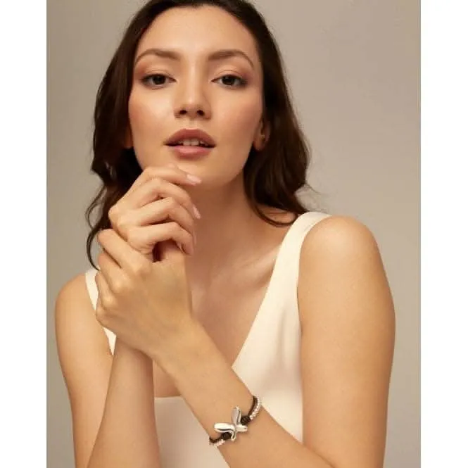 Bracelet Minifly en Cuir à Double Brin PUL2380MARMTL0M Unode50 Bijoux et Accessoires