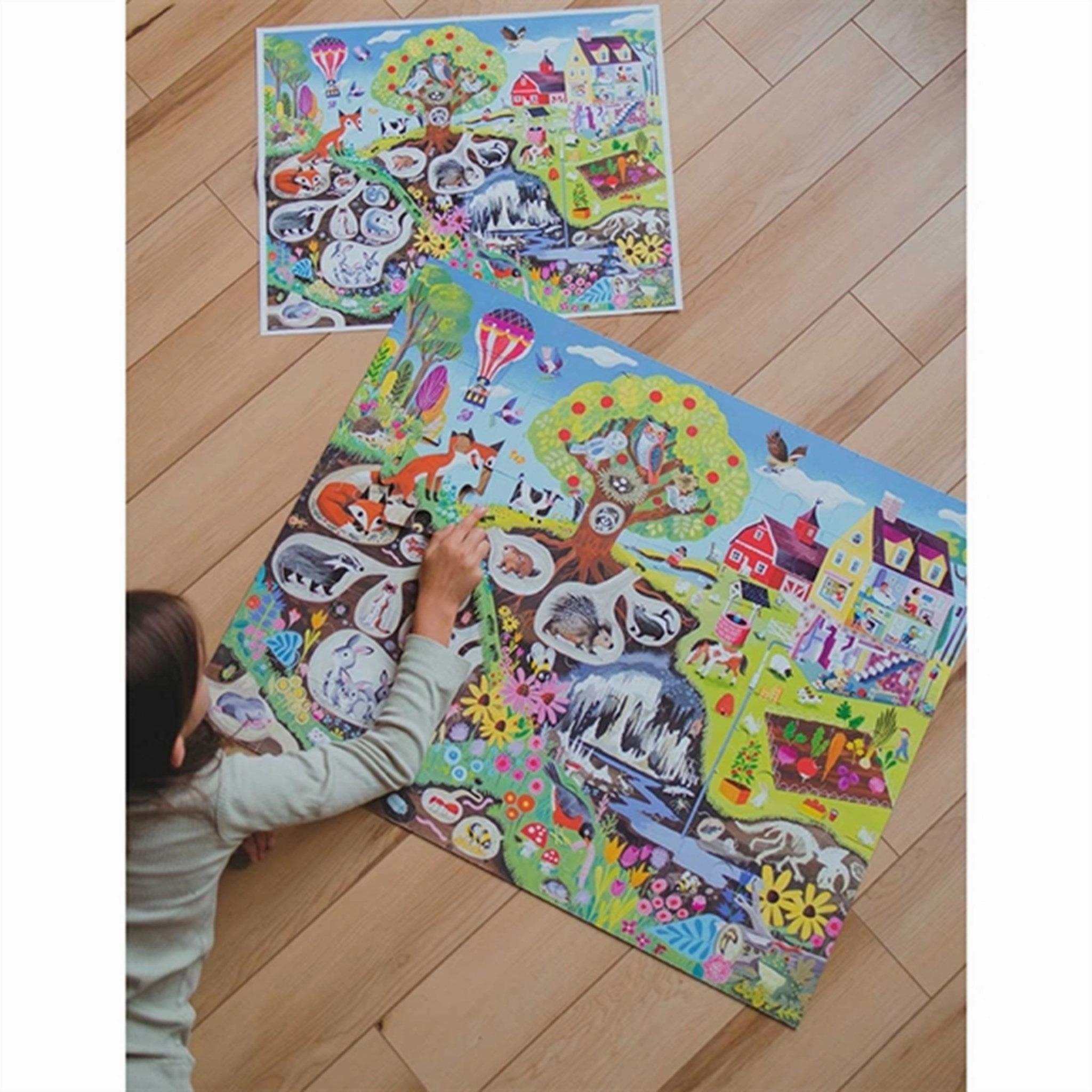 Eeboo Jumbo Puzzle 48 Pieces - The Land